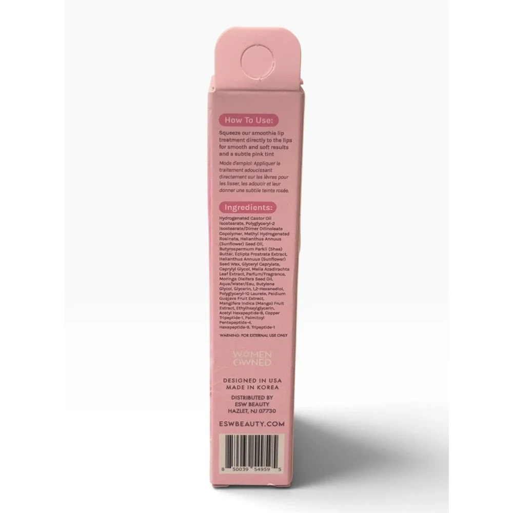 ESW Beauty Guava Mango Smoothie Advanced Smoothing Lip Treatment 0.51oz New